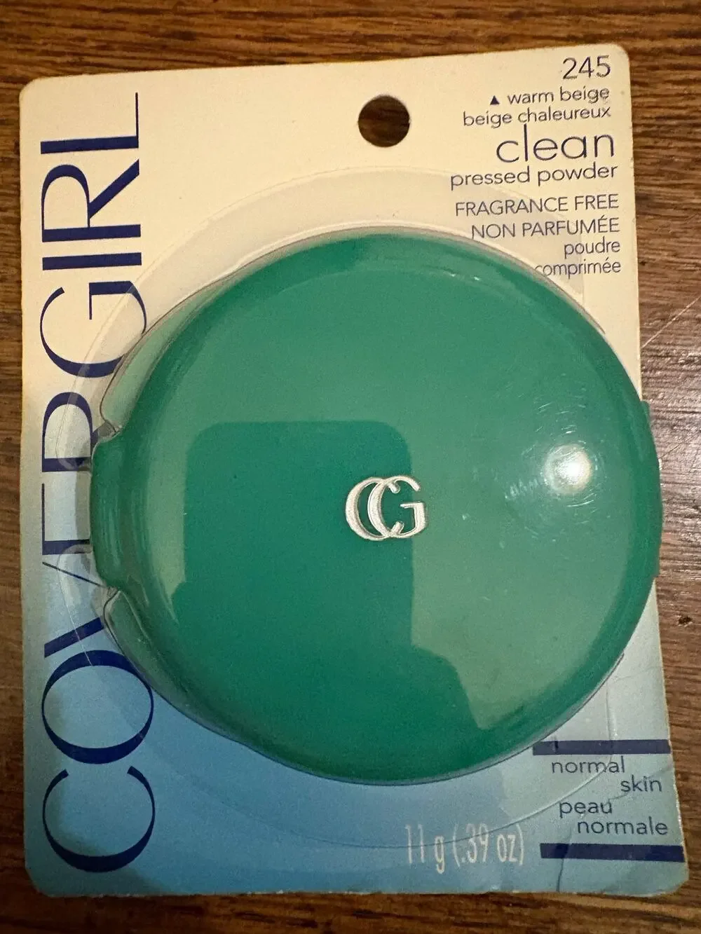 Covergirl Clean Fragrance-Free Pressed Powder, Warm Beige # 245 .39 oz
